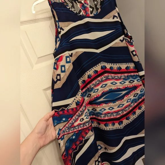 42 pops sleeveless tunic top In blue And Pink  size large - Picture 4 of 4